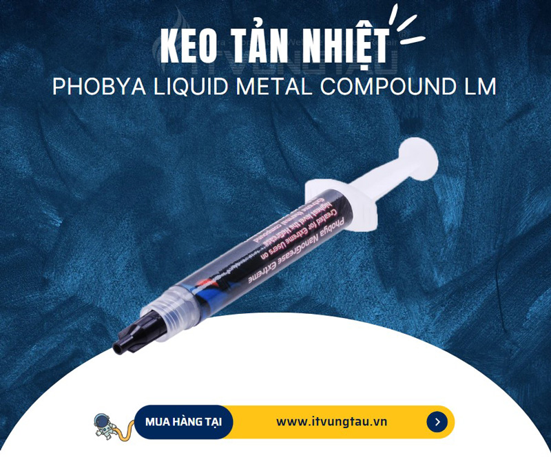 Keo tản nhiệt Phobya Liquid Metal Compound LM